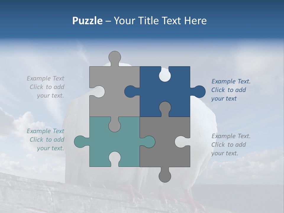 Symbol Feathers Christianity PowerPoint Template