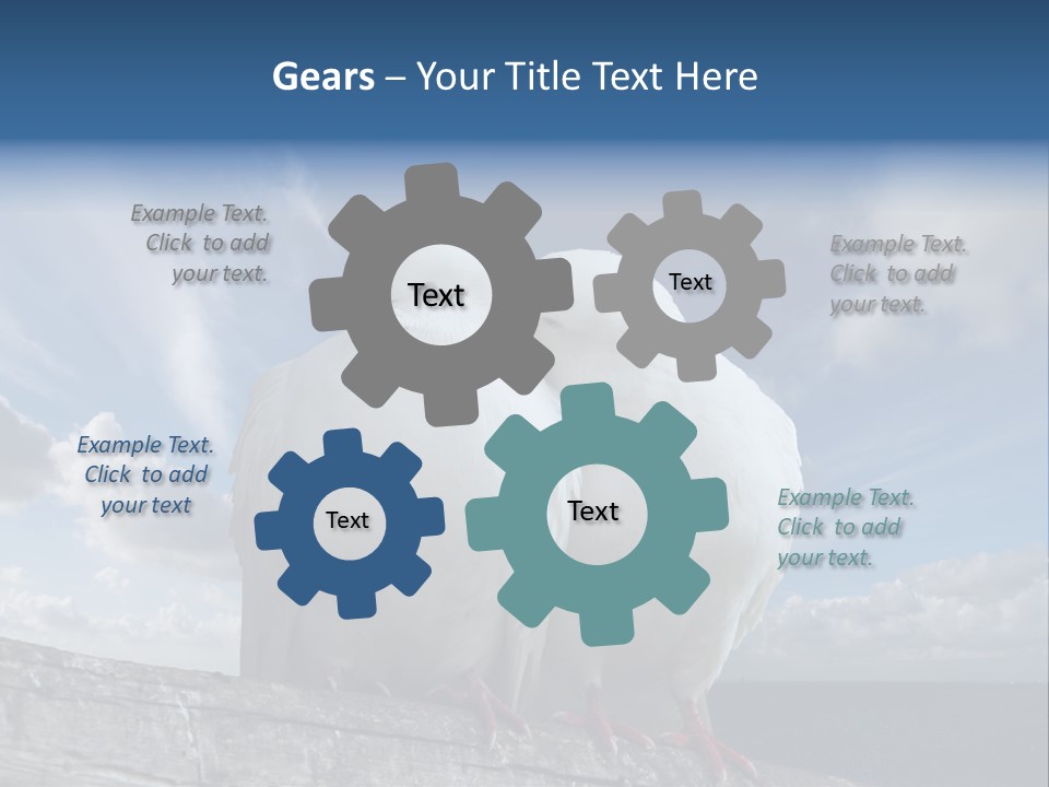 Symbol Feathers Christianity PowerPoint Template