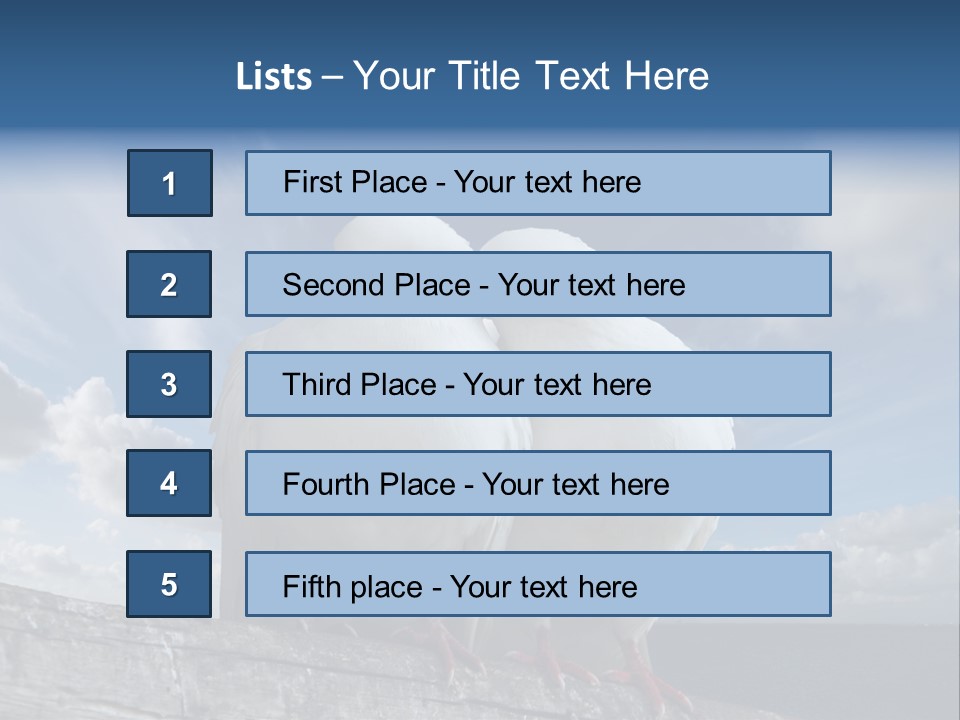 Symbol Feathers Christianity PowerPoint Template