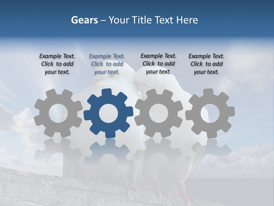 Symbol Feathers Christianity PowerPoint Template