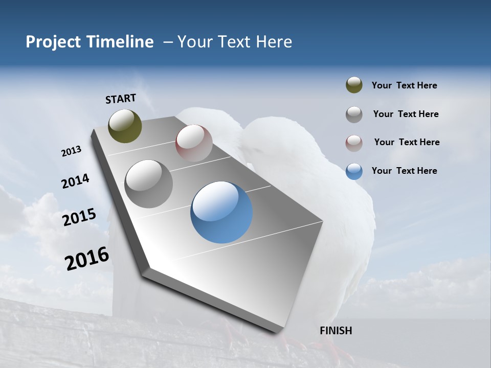Symbol Feathers Christianity PowerPoint Template