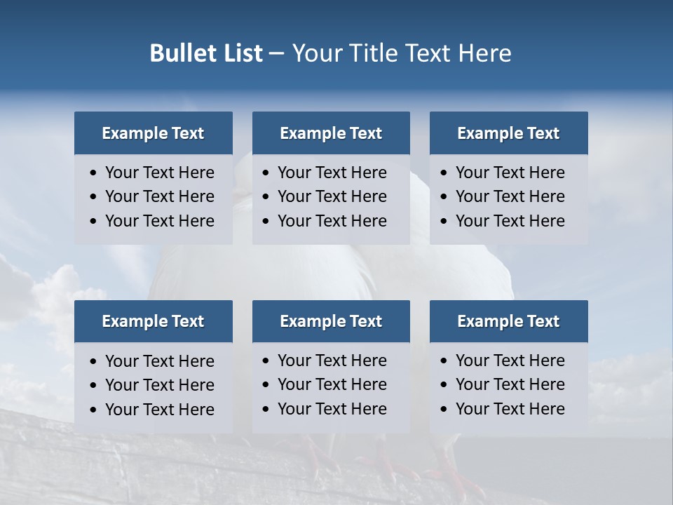 Symbol Feathers Christianity PowerPoint Template