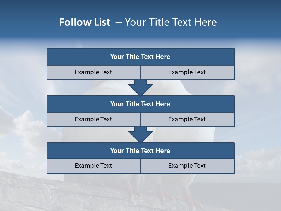 Symbol Feathers Christianity PowerPoint Template