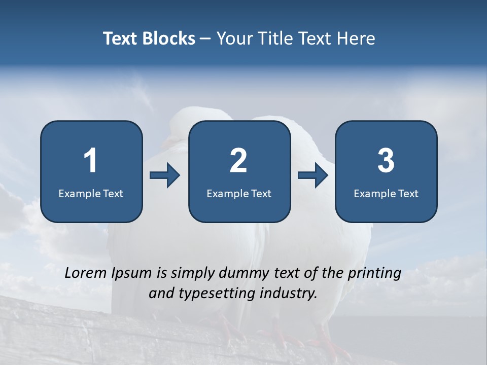 Symbol Feathers Christianity PowerPoint Template