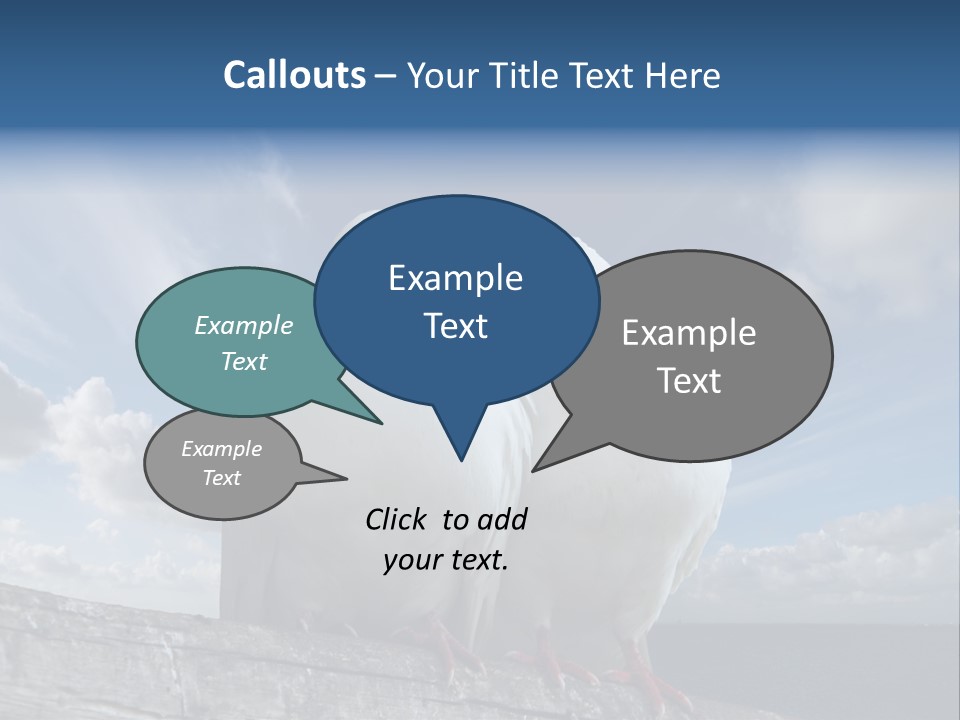 Symbol Feathers Christianity PowerPoint Template