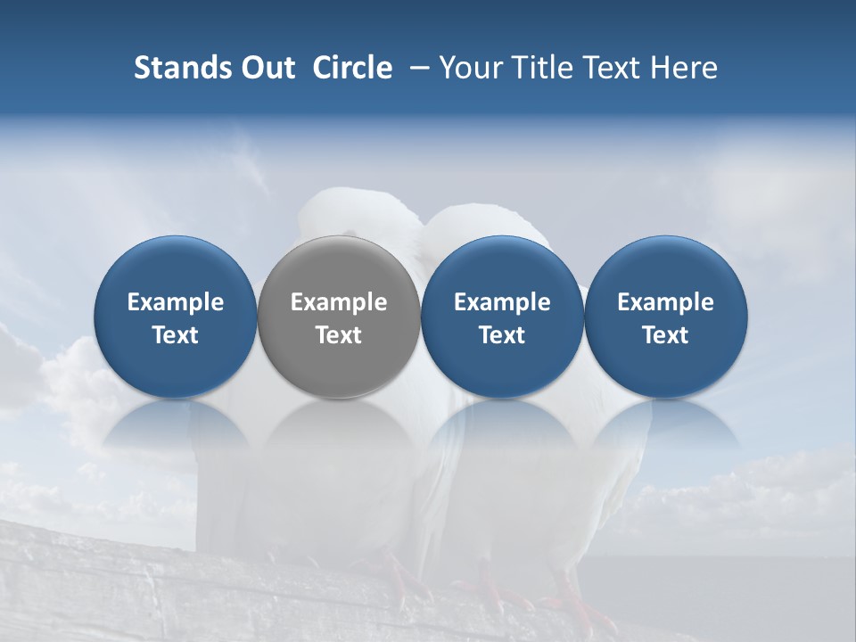 Symbol Feathers Christianity PowerPoint Template