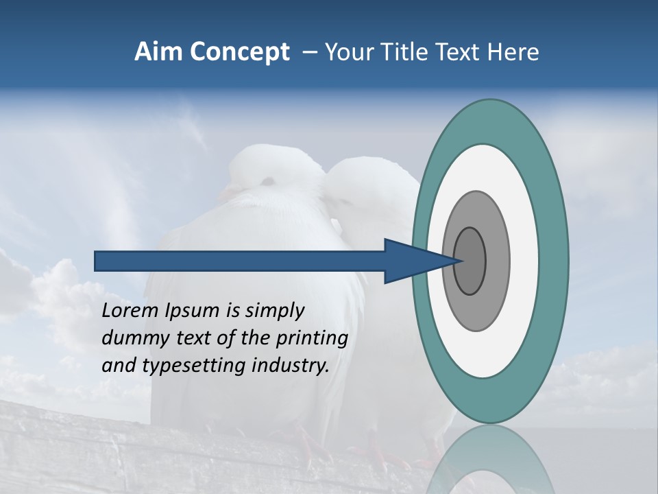 Symbol Feathers Christianity PowerPoint Template