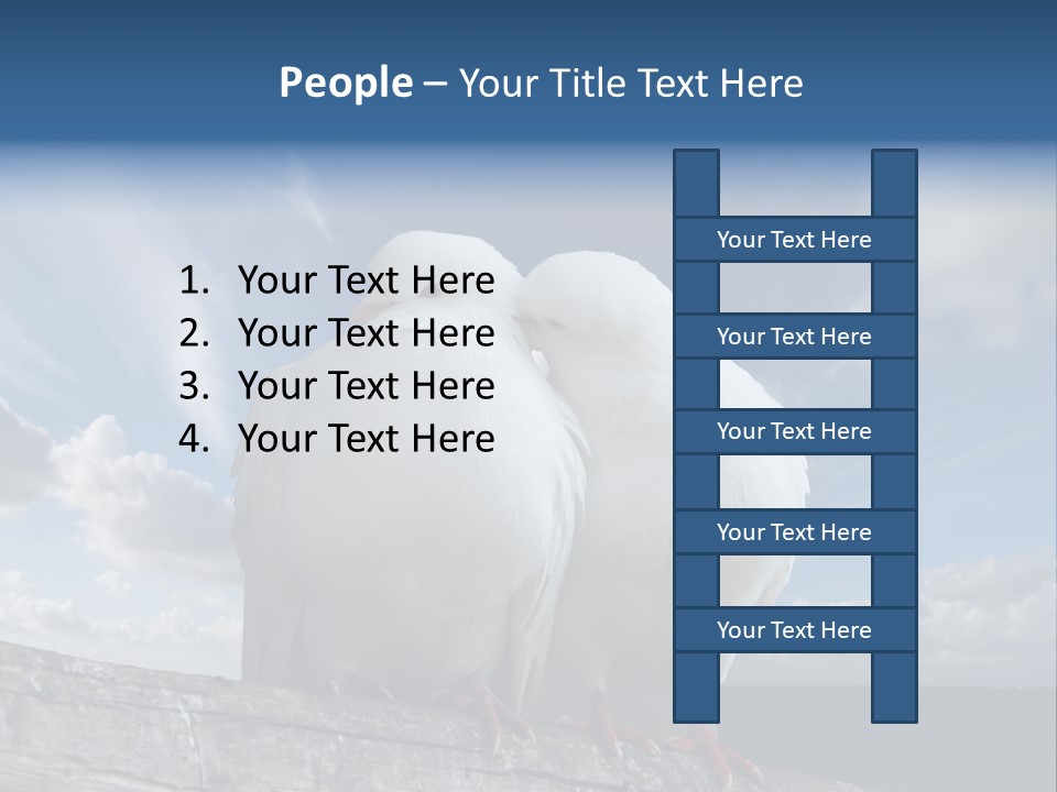 Symbol Feathers Christianity PowerPoint Template