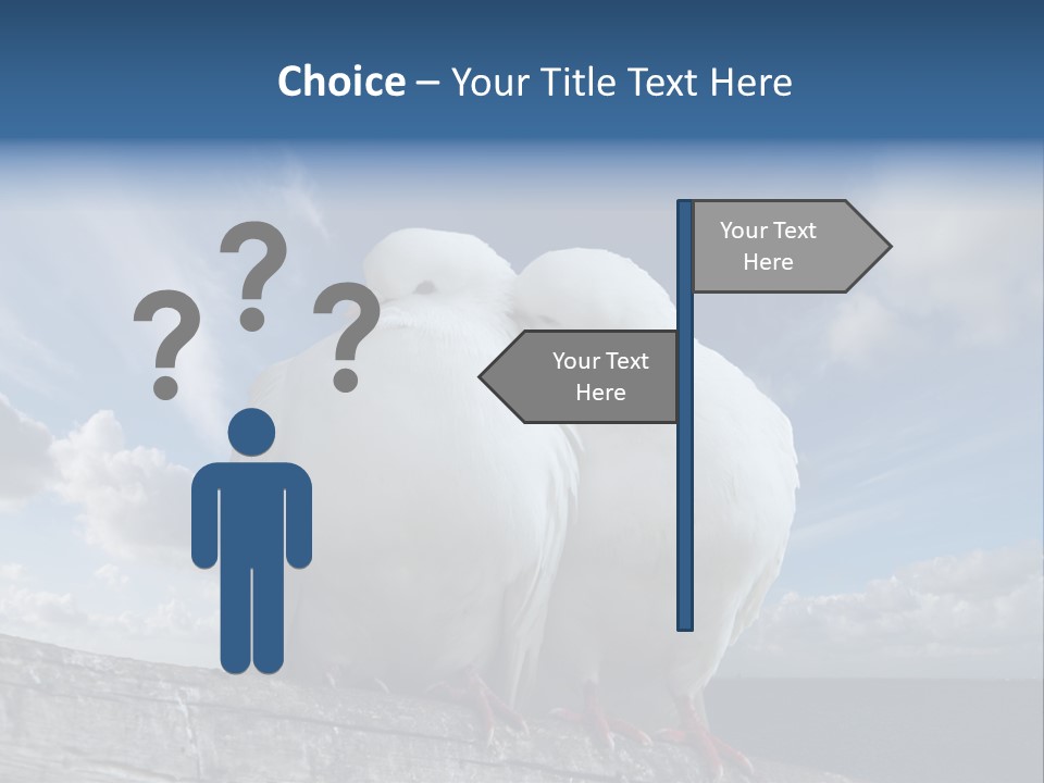 Symbol Feathers Christianity PowerPoint Template