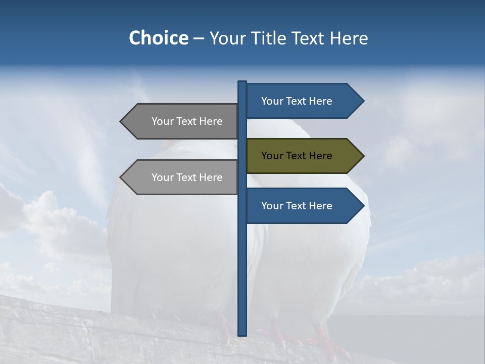 Symbol Feathers Christianity PowerPoint Template