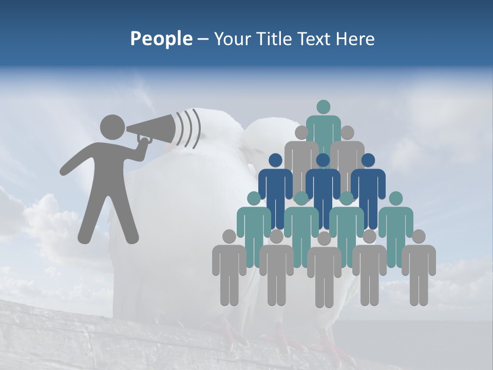 Symbol Feathers Christianity PowerPoint Template