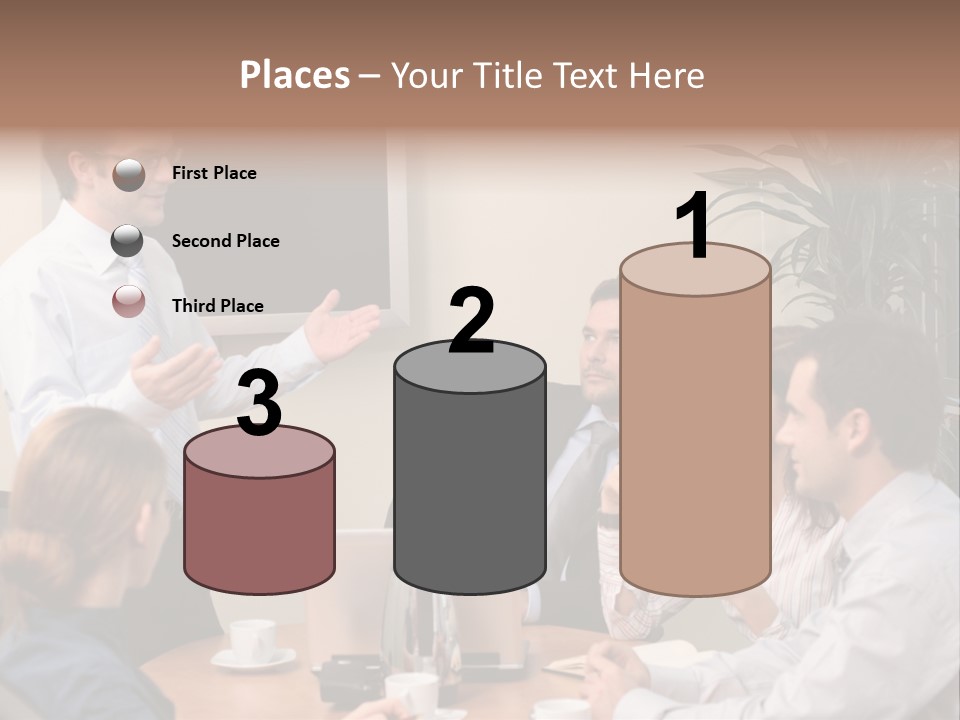 Note Men Screen PowerPoint Template