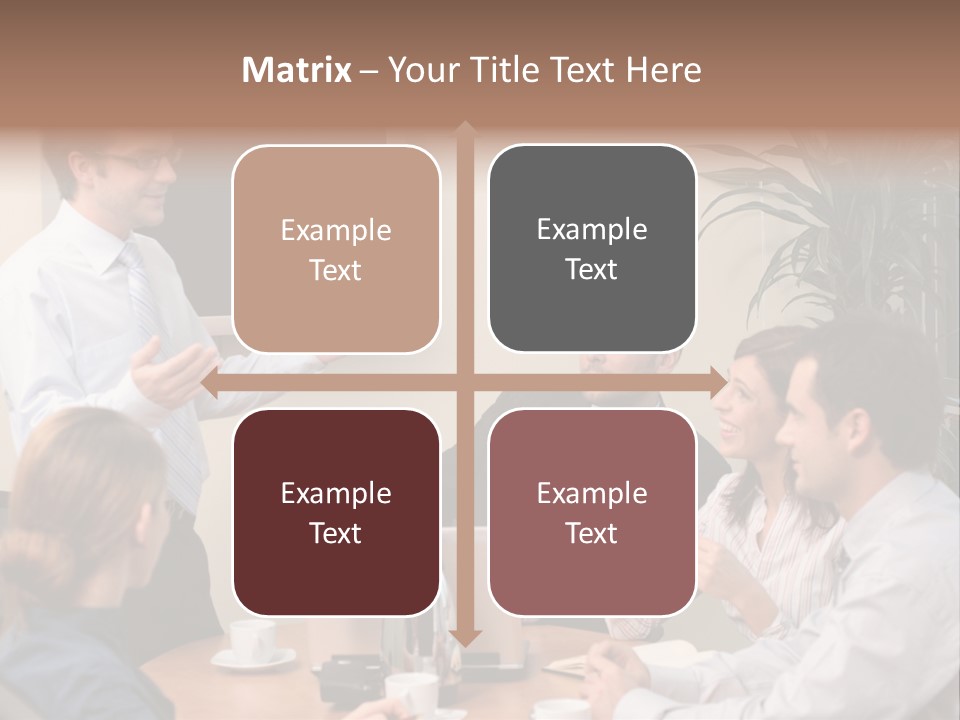 Note Men Screen PowerPoint Template