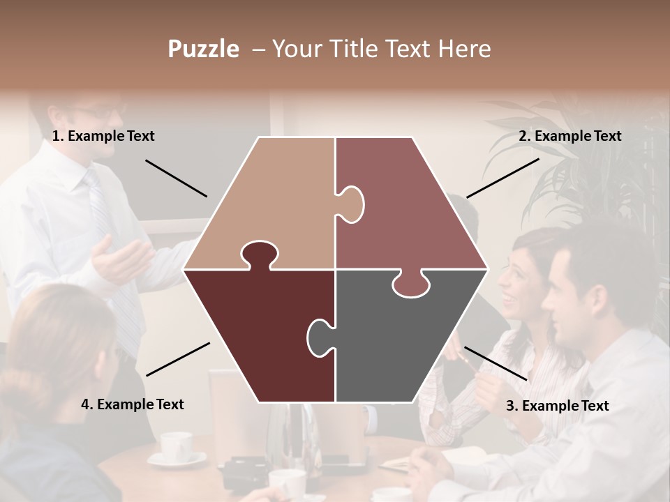 Note Men Screen PowerPoint Template