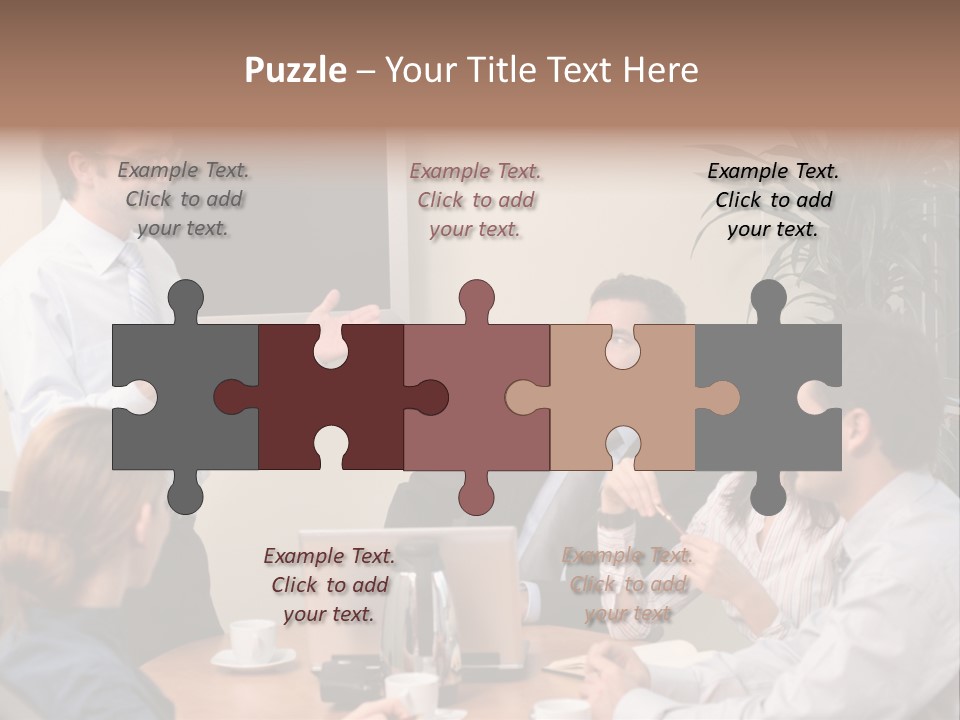 Note Men Screen PowerPoint Template