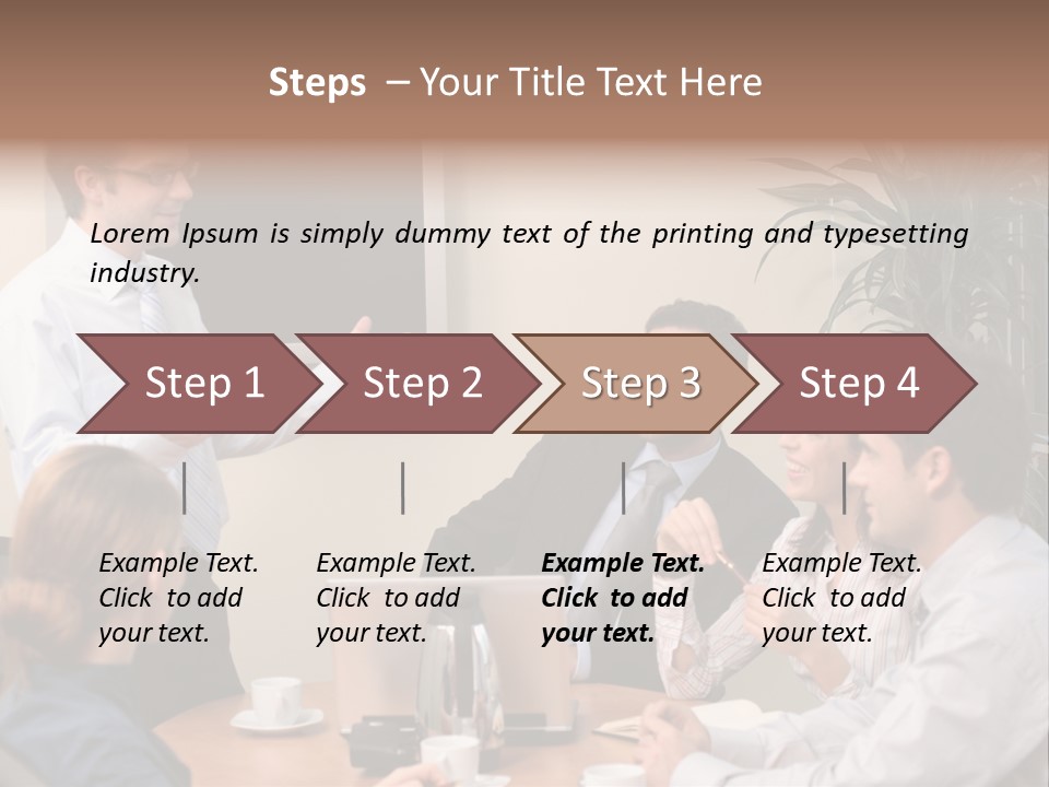 Note Men Screen PowerPoint Template