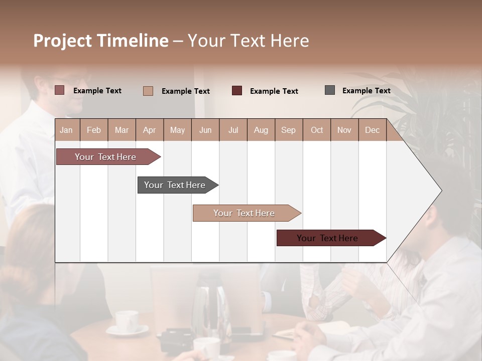 Note Men Screen PowerPoint Template