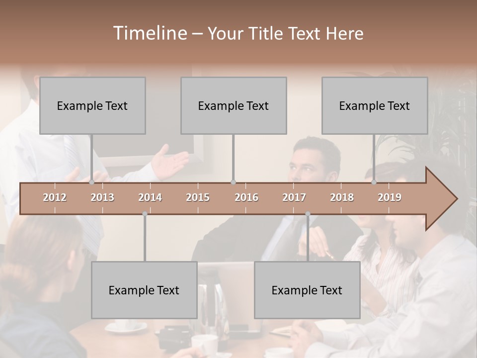 Note Men Screen PowerPoint Template