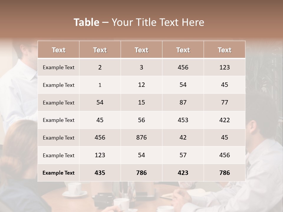 Note Men Screen PowerPoint Template