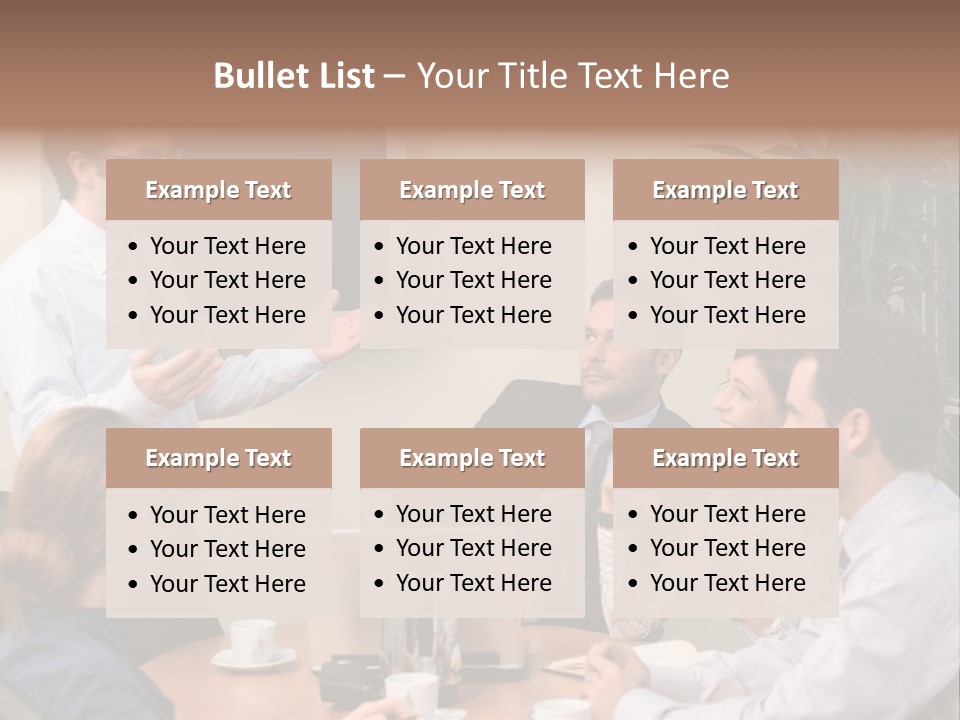 Note Men Screen PowerPoint Template