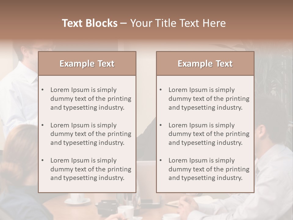 Note Men Screen PowerPoint Template