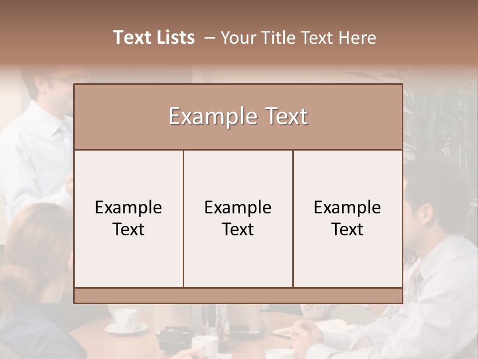 Note Men Screen PowerPoint Template