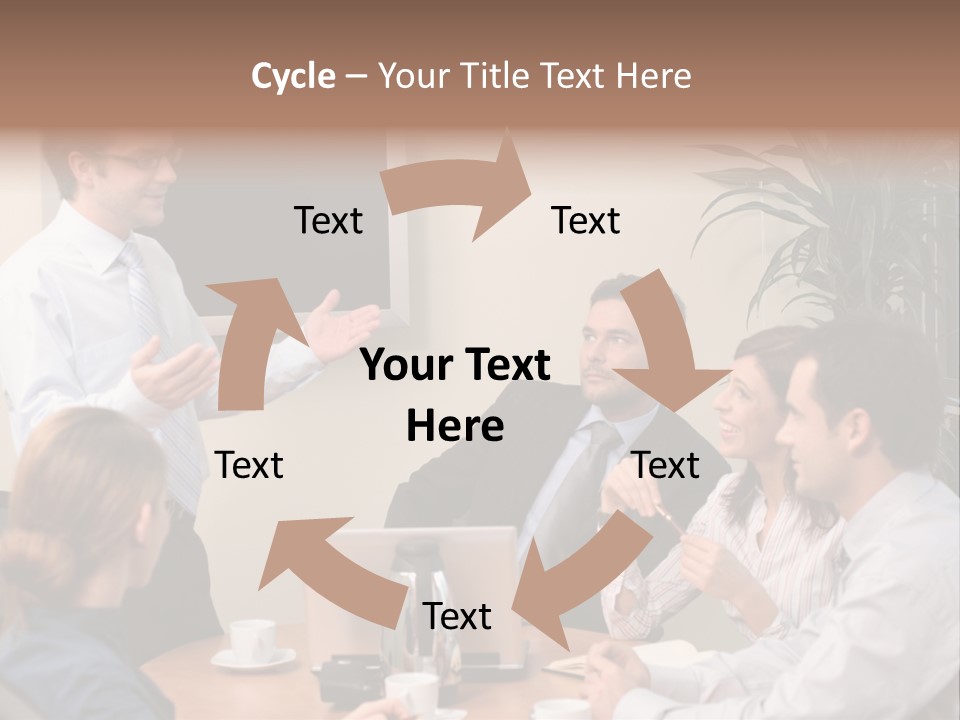Note Men Screen PowerPoint Template