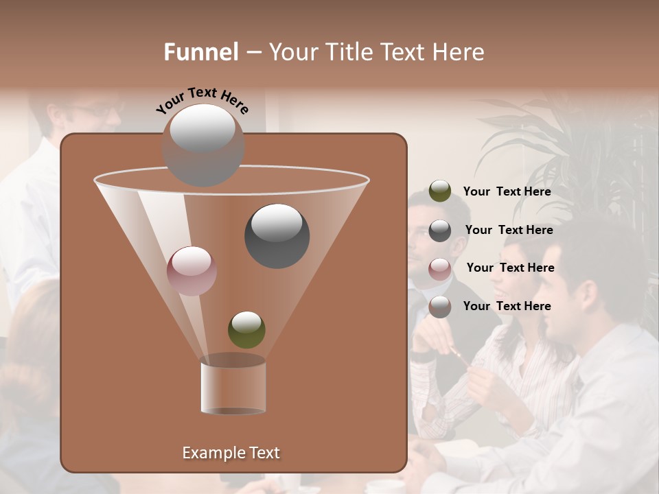 Note Men Screen PowerPoint Template