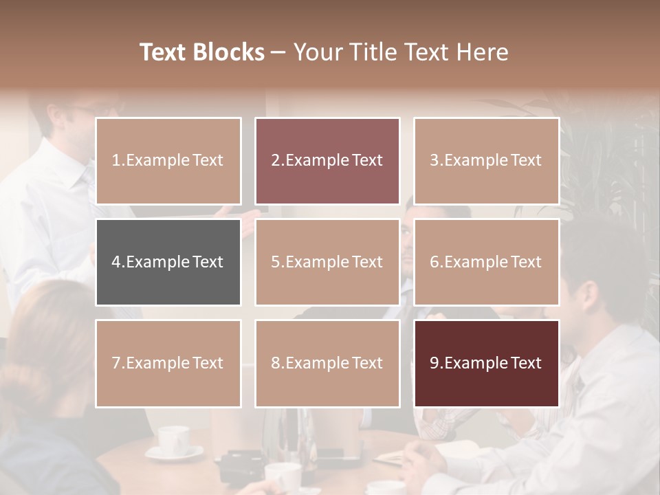 Note Men Screen PowerPoint Template