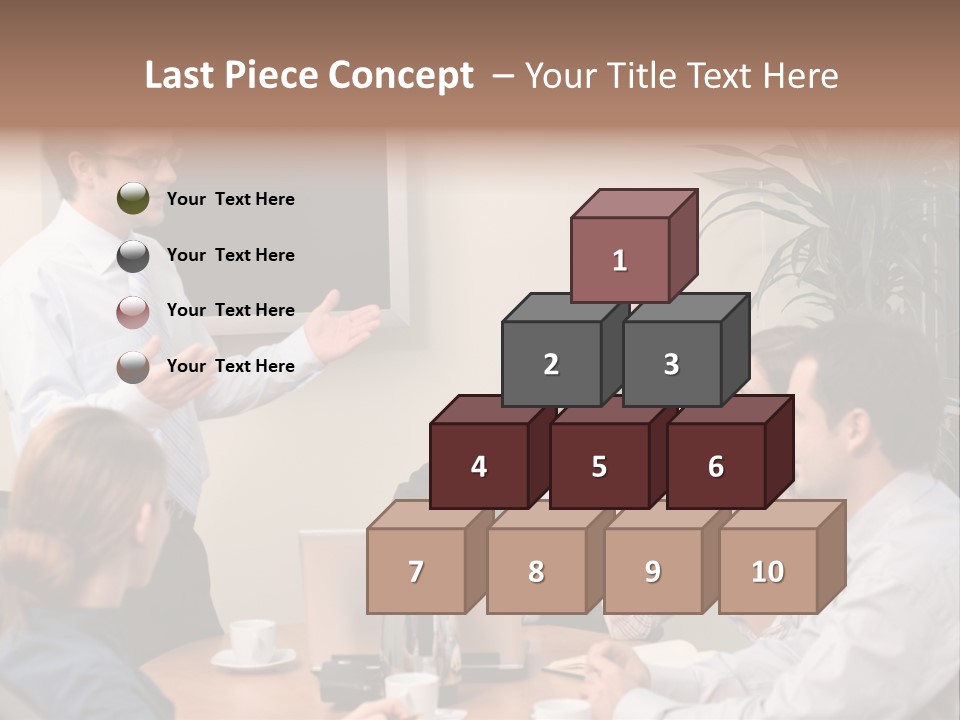 Note Men Screen PowerPoint Template