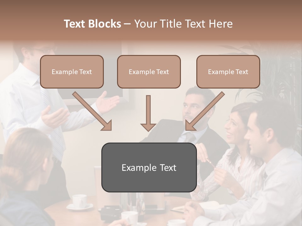 Note Men Screen PowerPoint Template