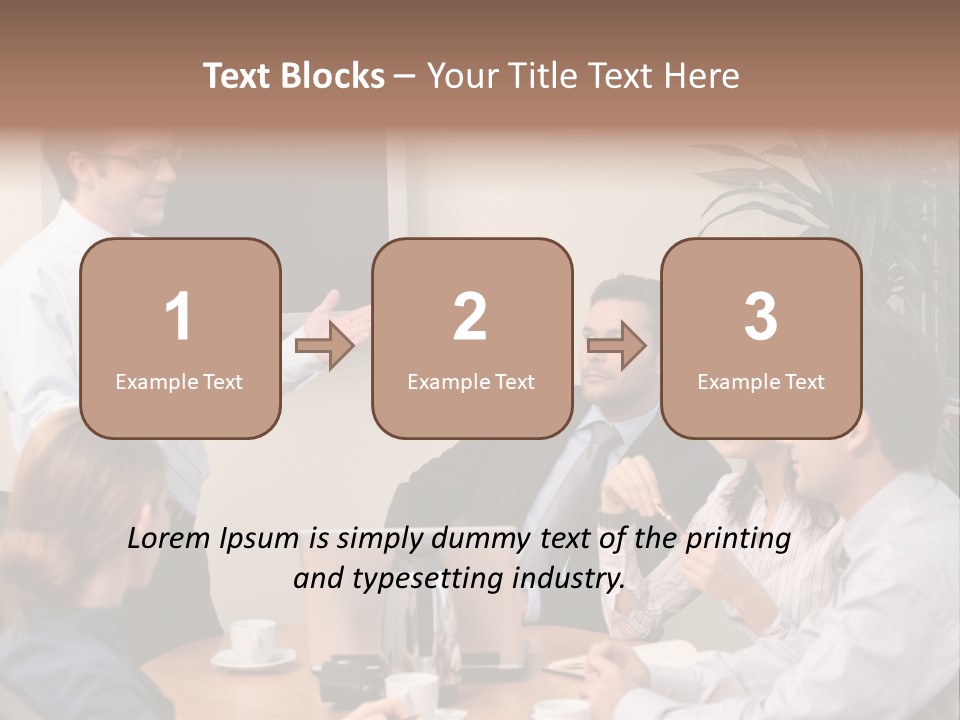 Note Men Screen PowerPoint Template