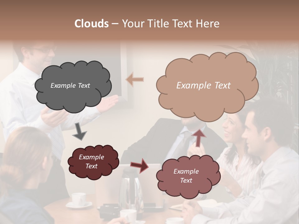 Note Men Screen PowerPoint Template