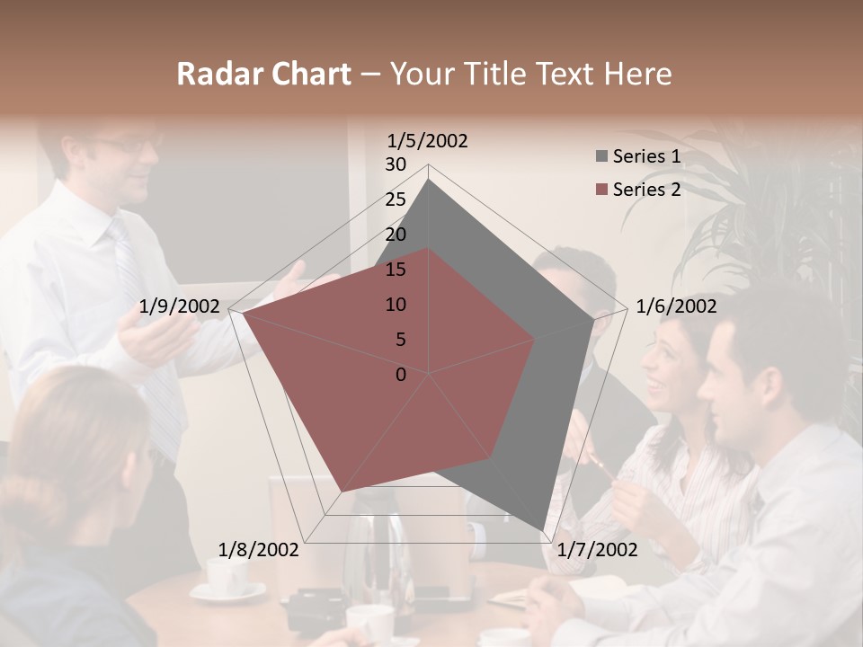 Note Men Screen PowerPoint Template