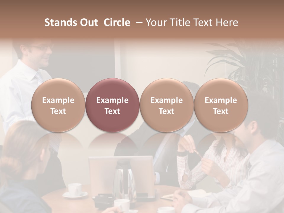 Note Men Screen PowerPoint Template