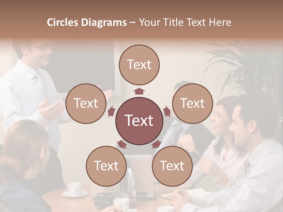 Note Men Screen PowerPoint Template