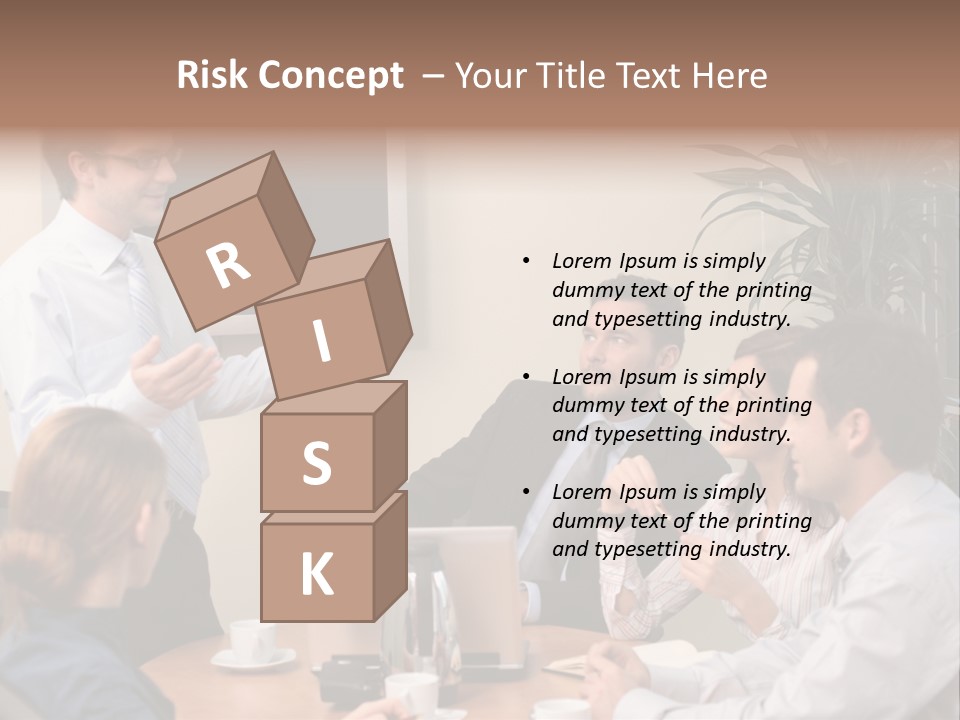 Note Men Screen PowerPoint Template