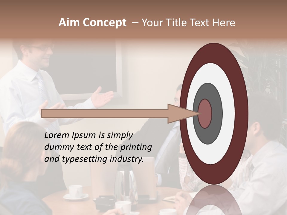 Note Men Screen PowerPoint Template