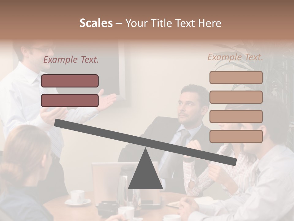 Note Men Screen PowerPoint Template