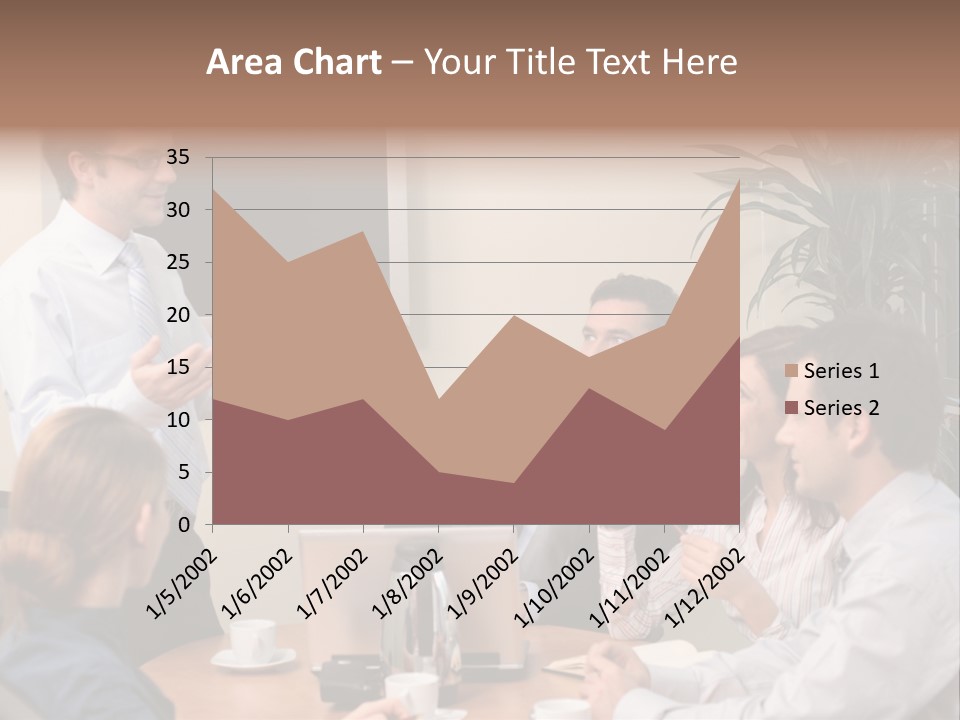 Note Men Screen PowerPoint Template