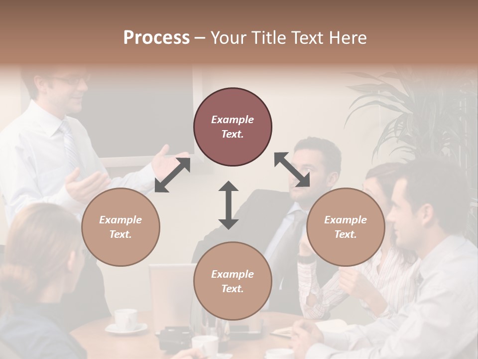 Note Men Screen PowerPoint Template