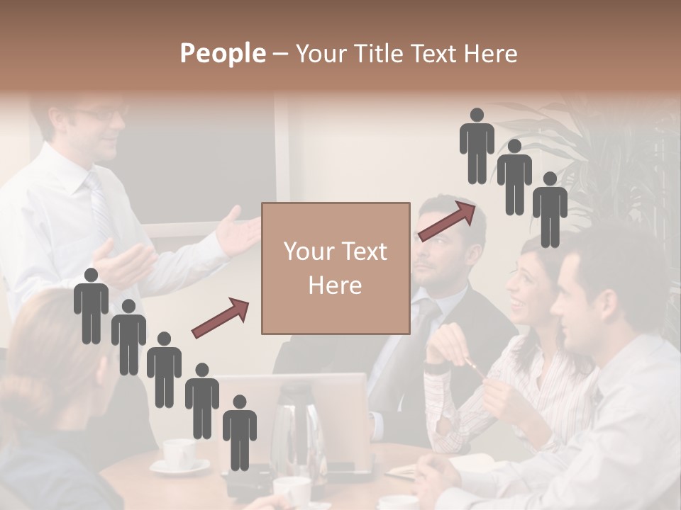 Note Men Screen PowerPoint Template