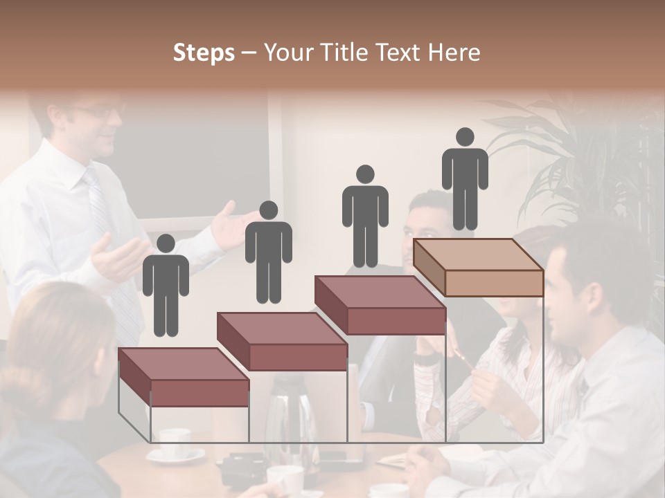 Note Men Screen PowerPoint Template