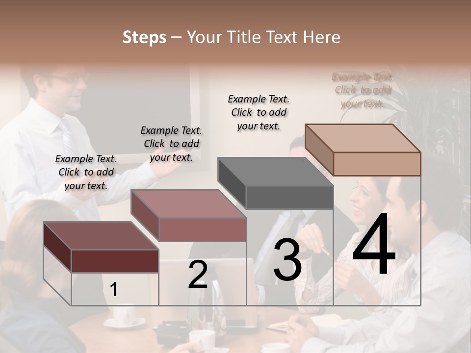 Note Men Screen PowerPoint Template