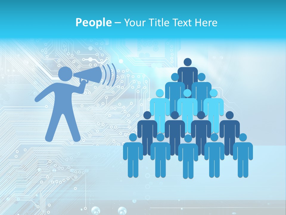 Communication High Connection PowerPoint Template