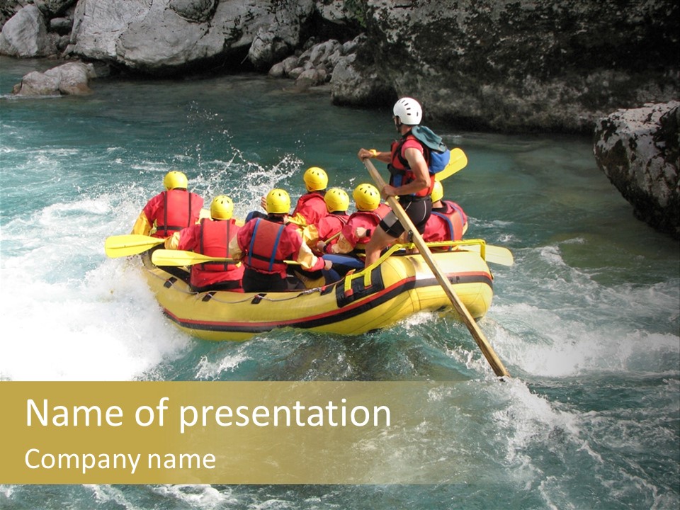 Team Man Wet PowerPoint Template