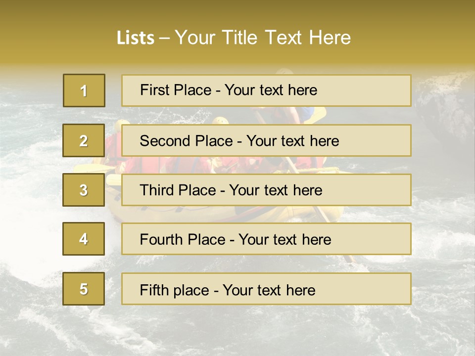 Team Man Wet PowerPoint Template