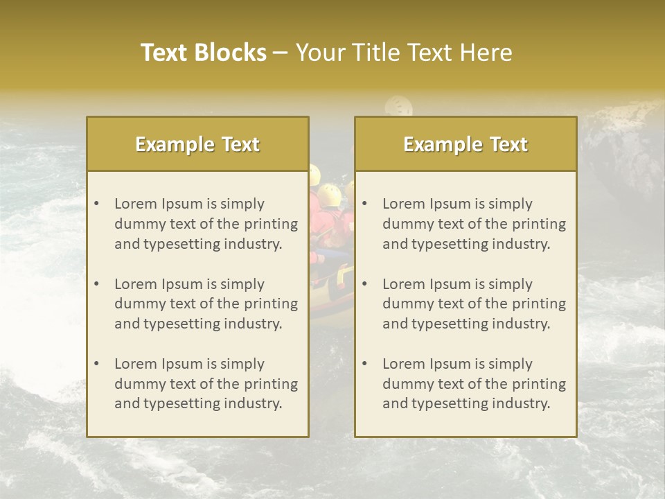 Team Man Wet PowerPoint Template