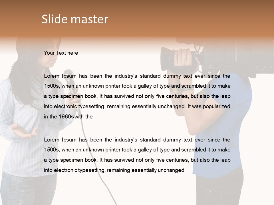 Entertainment Isolated Cinema PowerPoint Template