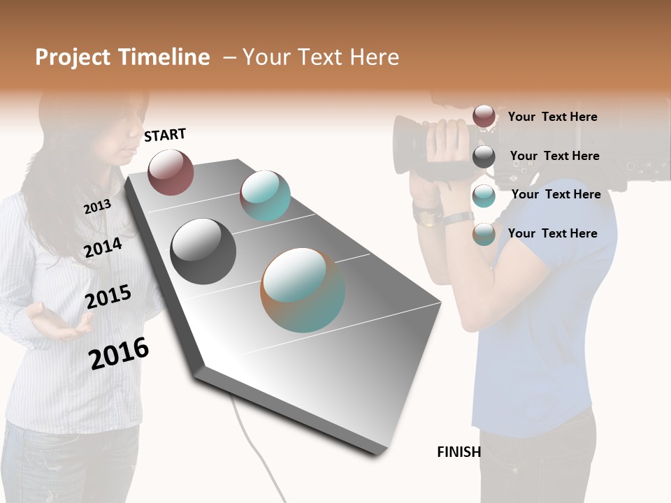 Entertainment Isolated Cinema PowerPoint Template